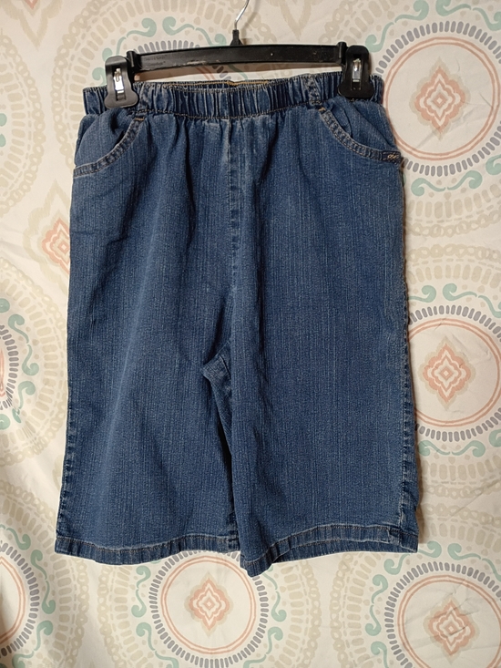 chic Pants - chic Dark Blue Denim Jean Shorts